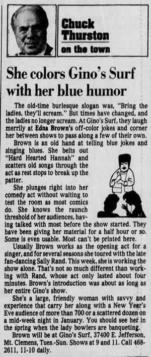 Ginos Surf (Luna Kai Tiki Bar) - Jan 11 1982 Column (newer photo)